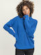 Urban Classics TB2358 Women's Long Sleeve Sweater Turtleneck Light Blue
