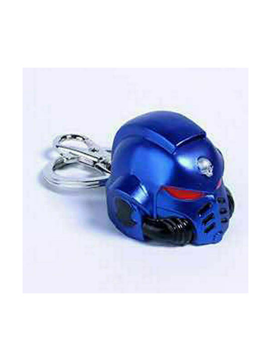 Semic Schlüsselanhänger Primaris Space Marine Ultra Marines Helmet Metallisch Blau