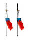 Pet Camelot Cat Toy Rod Rod with Hanging Feather Toy