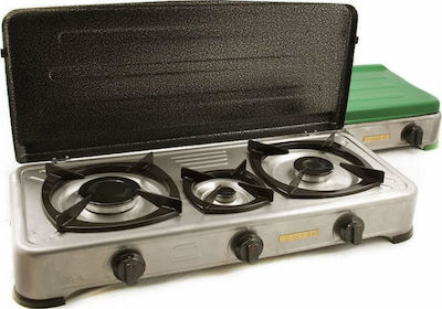 Calfer Gas Countertop Burner Flüssiggas Triple Inox