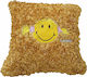 Le Blanc Μαξιλάρι Καναπέ Smiley Face Yellow 45x45εκ.