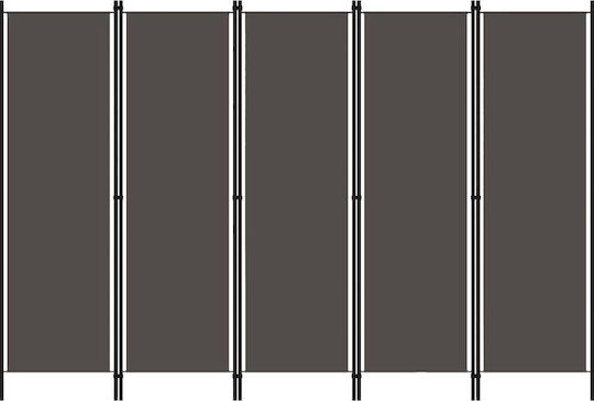 vidaXL Dekorativer Raumteiler Stoff 250x180cm