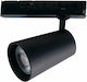 Fan Europe Intec Μονό LED Φυσικό Λευκό Σποτ σε Μαύρο Χρώμα