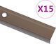 vidaXL Profil Aluminium Profil für Treppenstufe...