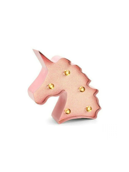 Legami Milano Led Παιδικό Διακοσμητικό Φωτιστικό Mini Unicorn Ροζ 13x3.3x12εκ.