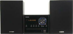 Aiwa Ηχοσύστημα 2.0 MSBTU-300 20W με CD / Digital Media Player και Bluetooth Μαύρο
