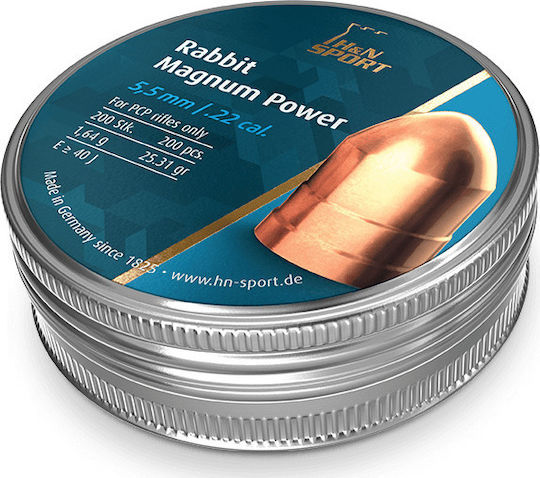 H&N Sport Rabbit Magnum Power Pellets Airgun 5.5mm 200pcs 1.64g 200pcs