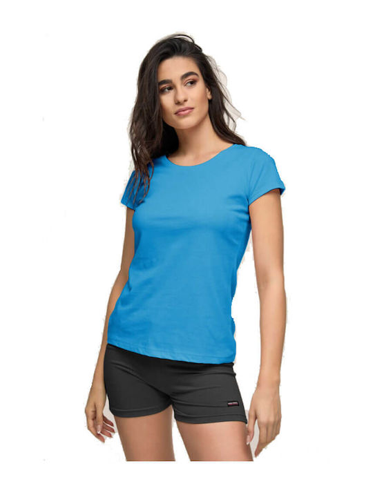 Bodymove Γυναικείο T-shirt Τιρκουάζ