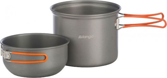 Vango Hard Anodised 1 Person Cook Kit Cookware Set for Camping Cooking Set