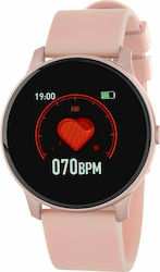 Marea B59006/3 45mm Smartwatch με Παλμογράφο (Ροζ)