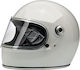 Biltwell Gringo S Gloss White Motorcycle Helmet Full Face DOT / ECE 22.05