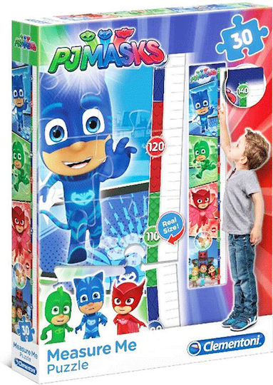 Kids Puzzle Wall Measure Pj Mask 30pcs Clementoni