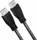 Omega HDMI 2.1 Ultra High Speed 48Gbps 4K 120Hz HDR VRR Cable HDMI male - HDMI male 1.5m Μαύρο