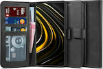 Tech-Protect Wallet II Δερματίνης Μαύρο (Poco M3 / Redmi 9T)