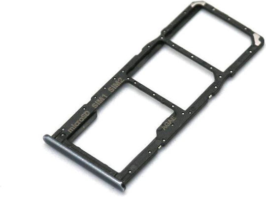 Samsung Dual SIM Card/Memory Holder Μαύρο για Galaxy A71