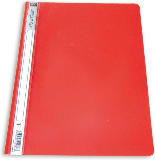Durable Clipboard with Spring for Paper A4 Red 1pcs