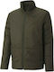 Puma Essentials Herren Winter Jacke Lässig Khaki