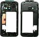 Samsung Μεσαίο Πλαίσιο Schwarz για Galaxy Xcover 4