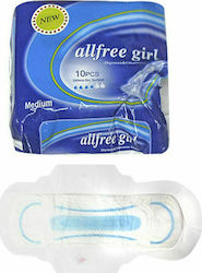 Allfree Girl Hygienepads 10Stück