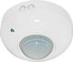 Adeleq Motion Sensor with Range 6m Infrared Ceiling Sensor with 360° Range 6A 230V IP44 in White Color 10-5100