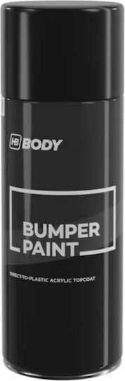HB Body Spray auto Vopsea Auto Vopsea întunecată pentru bara de protecție Gri 400ml