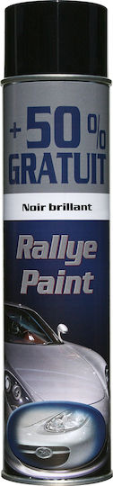Auto K Rallye Paint Σπρέι Βαφής Γυαλιστερό Μαύρο 600ml
