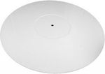 Tonar Synthetic Slipmat Pure White Perspex Mat White