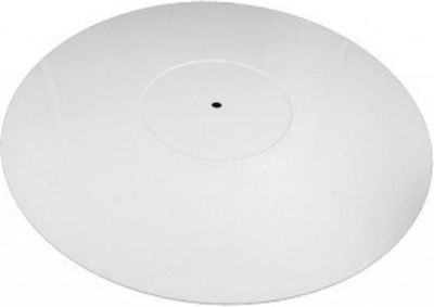 Tonar Slipmat Συνθετικό Pure White Perspex Mat σε Λευκό Χρώμα