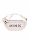 Banana On the Go Teddy Waist Bag White