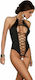 Beauty Night Gisele Sexy Κορμάκι με Διαφάνεια Black