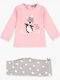 Losan Kids Set with Leggings Winter 2pcs Pink