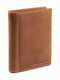 Ethel Leather Men's Wallet Classic Tabac Brown