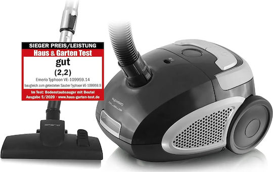 Emerio VE-109959.14 Vacuum Cleaner 800W Bagged 2lt Black
