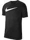 Nike Training Park 20 Αθλητικό Ανδρικό T-shirt Dri-Fit Μαύρο με Λογότυπο