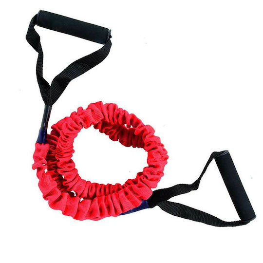 Athlopaidia Resistance Band Gymtube Light with Handles Red
