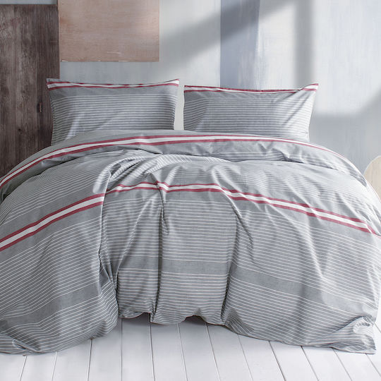 Rythmos Jefrrey Set Coverlet Single Cotton Red 160x240cm 2pcs
