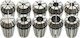vidaXL 146721 Power Tool Accessory Set of Collet Fresco Tweezers 10pcs Router