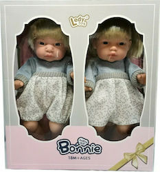 Baby Doll Set Διδυμάκια for 1.5+ Years Old 30 cm.