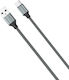 Ldnio LS442 Плетена USB-A към Lightning кабел Сив 2м