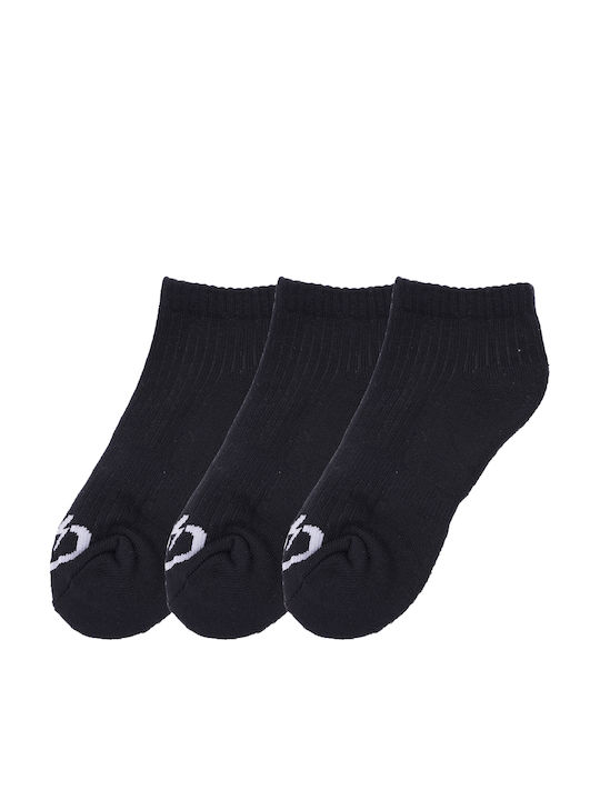 Emerson Solid Color Socks Black 3Pack