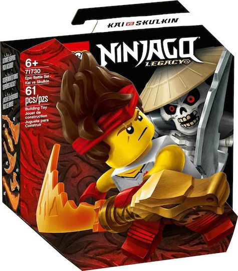 LEGO Ninjago Legacy Epic Battle Set Kai Vs Skulkin για 6+ Ετών 61τμχ