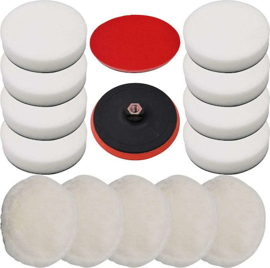vidaXL Set Accesorii Lustruire Discuri de polizare 180mm 14buc