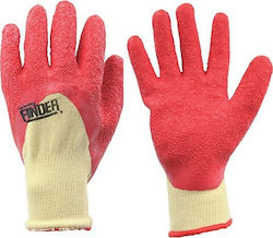 Finder Safety Glofe Latex Red