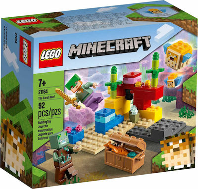 Lego Minecraft The Coral Reef pentru 7+ ani