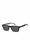 Tommy Hilfiger Men's Sunglasses with Black Horn-Rimmed Frame and Grey Lens TH1794/S 807/IR