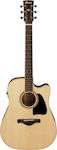 Ibanez Acoustic Guitar AW417CE-OPS Cutaway Natural