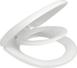Elvit Family Copii Capac WC Închidere lentă Plastic 40-44x37.4cm Alb