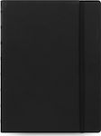 Filofax Notebook A5 Ruled with Elastic Black