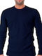 Helios Men's Long Sleeve Undershirt Navy Blue