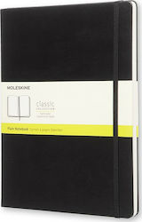 Moleskine Notizbuch mit leeren Seiten und Gummiband Schwarz QP092EN